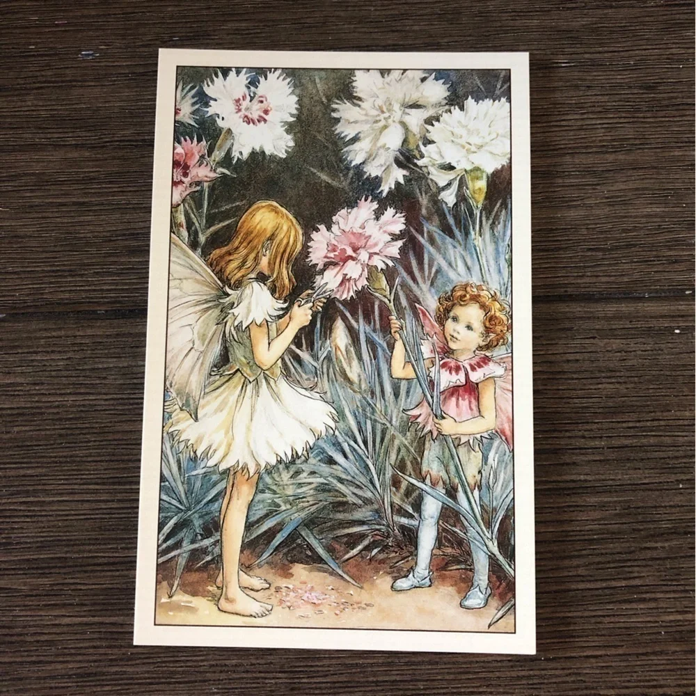 Garden Flower Fairies by: Cicely Mary Barker postcard set #16